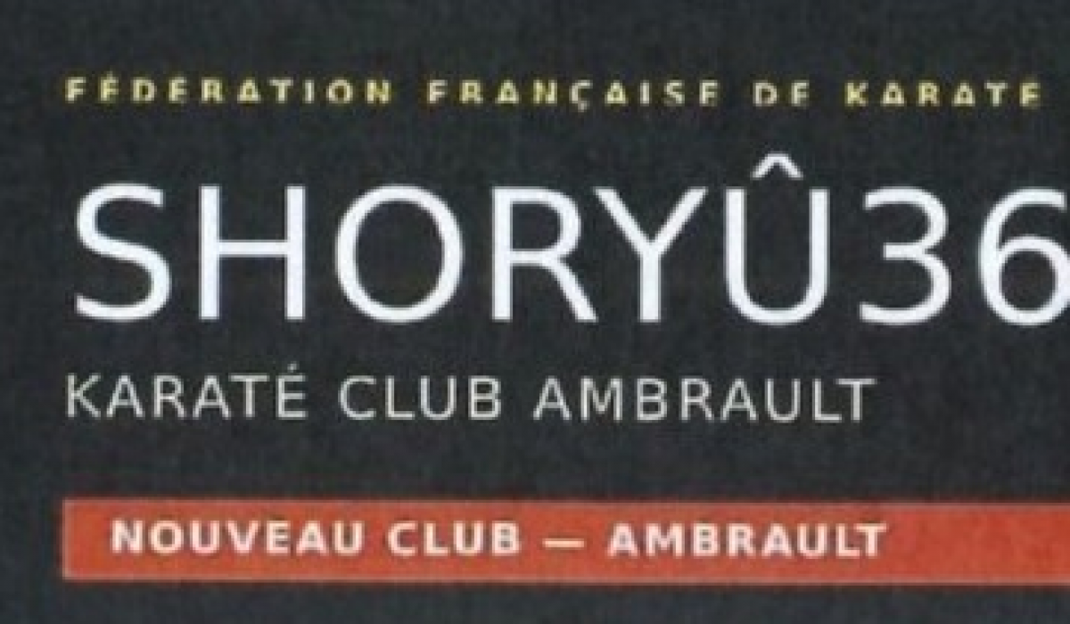 SHORYÛ36 KARATÉ CLUB AMBRAULT